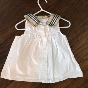 Burberry white dress